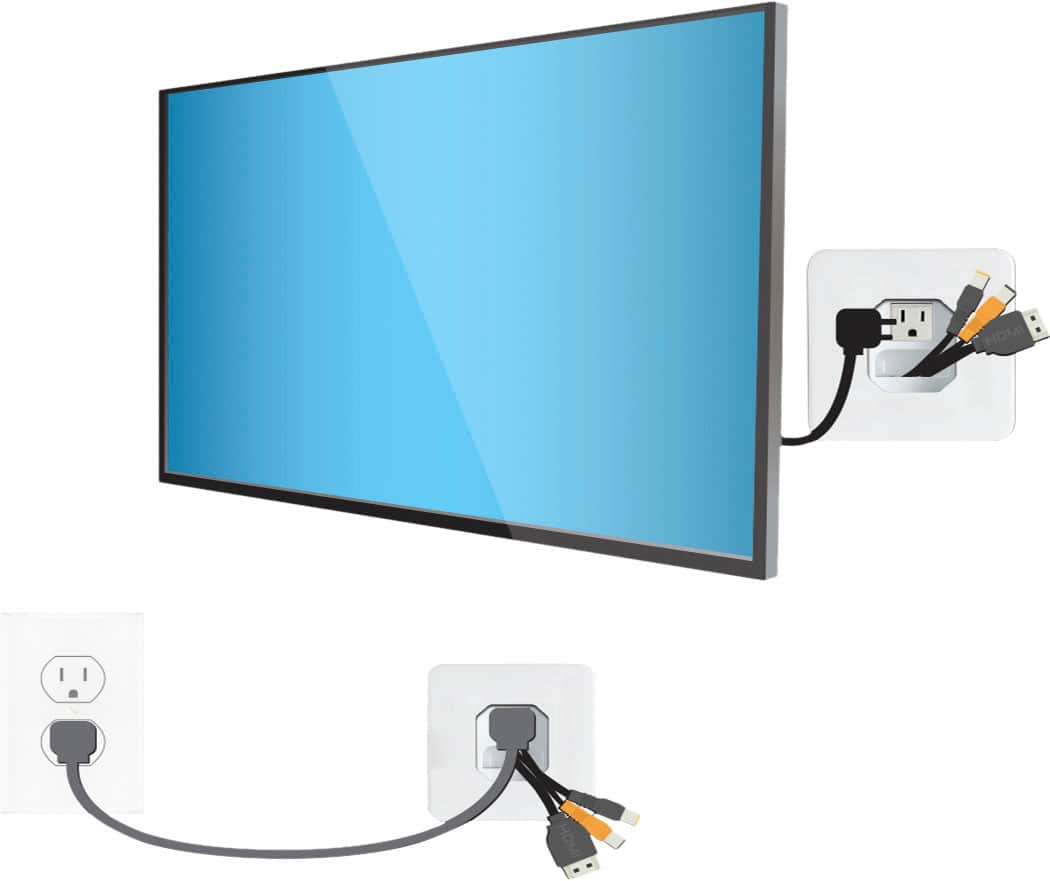 Metra - Helios In-Wall Power Outlet Relocation Kit - Multi