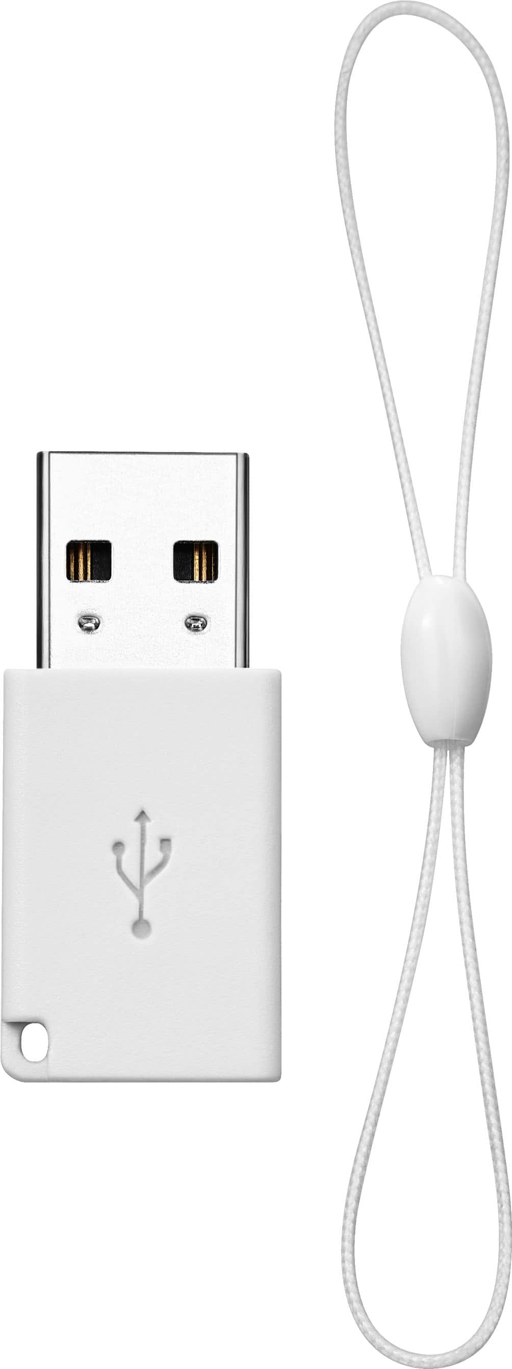 Best Buy essentials™ - Female USB-C to Male USB Adapter (2-Pack) - White