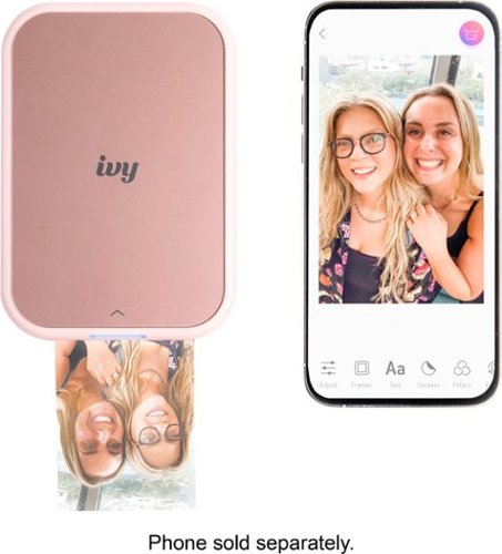 Canon - IVY 2 Mini Photo Printer - Blush Pink