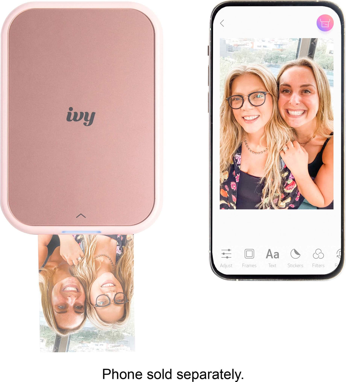 Canon - IVY 2 Mini Photo Printer - Blush Pink