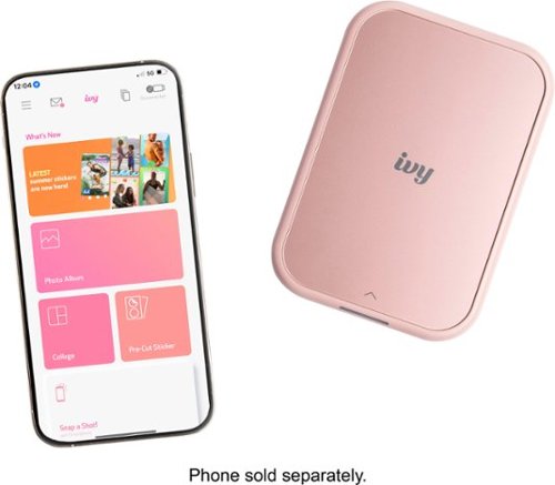 Canon - IVY 2 Mini Photo Printer - Blush Pink