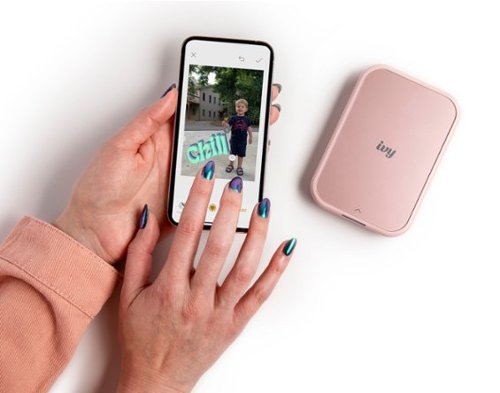 Canon - IVY 2 Mini Photo Printer - Blush Pink