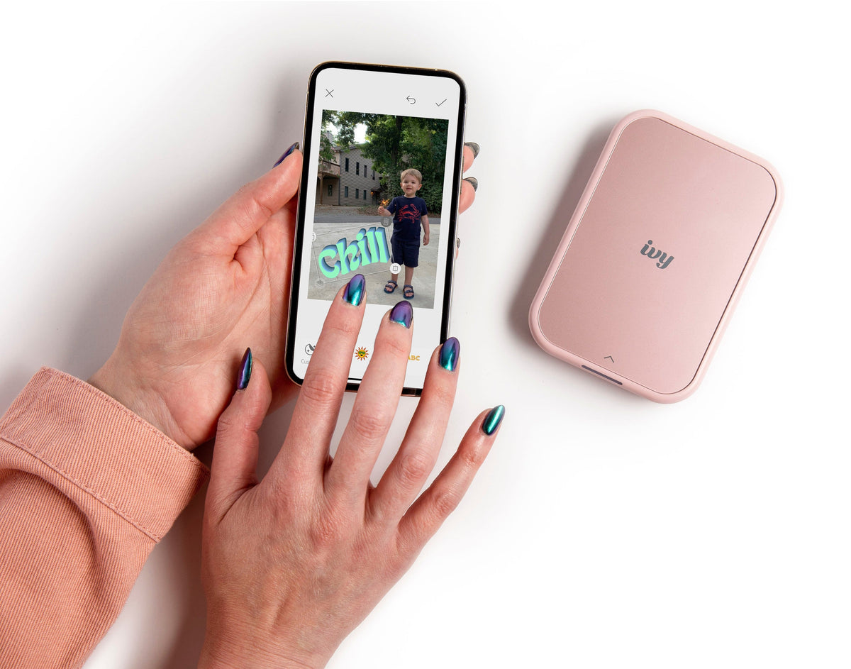Canon - IVY 2 Mini Photo Printer - Blush Pink