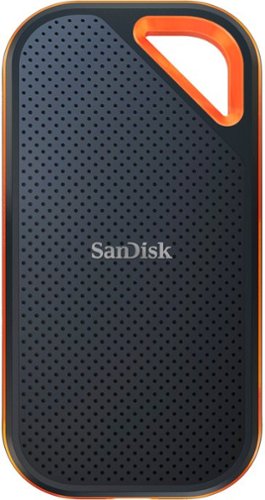 SANDISK - Extreme Pro Portable 4TB External USB-C NVMe SSD - Black