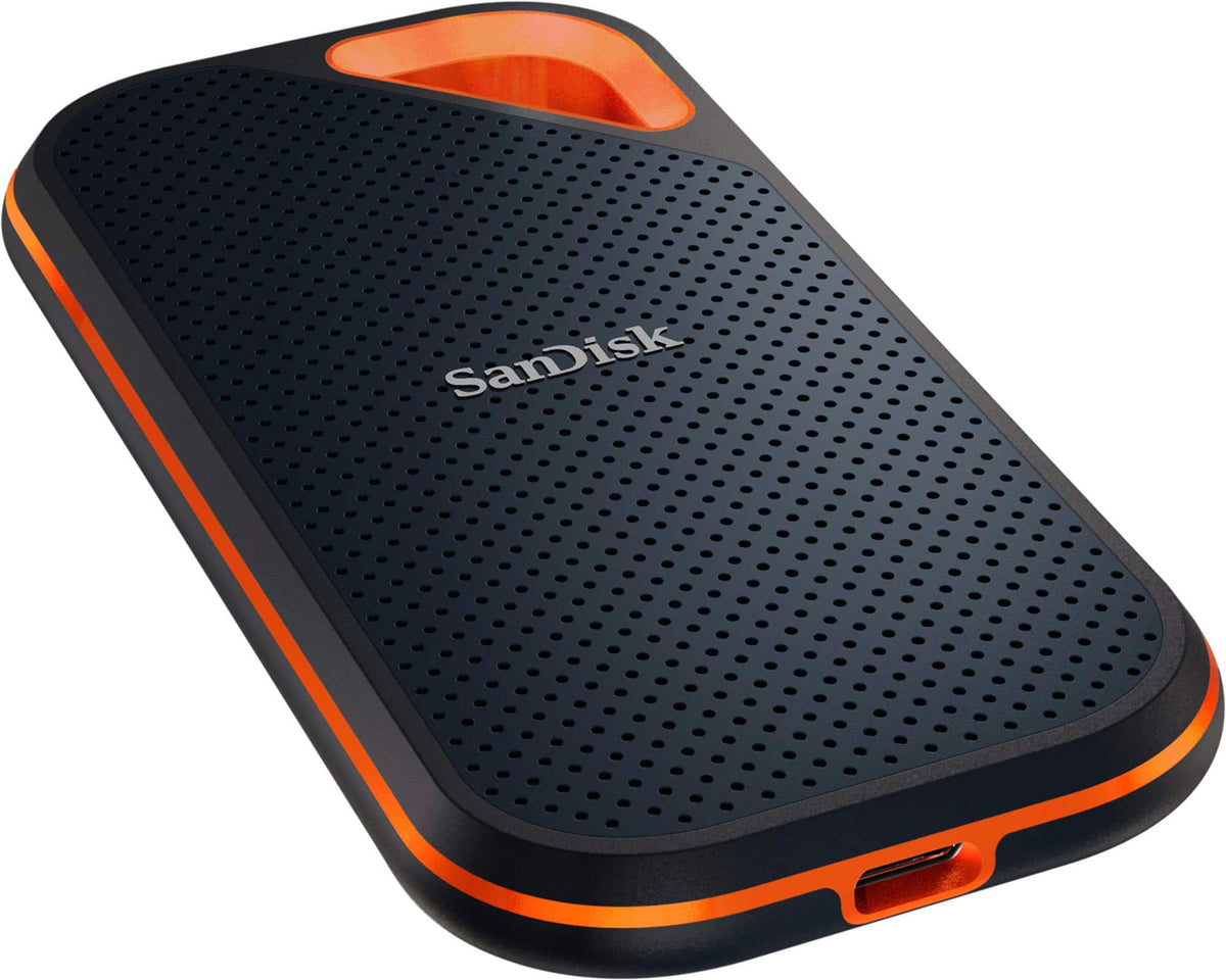 SANDISK - Extreme Pro Portable 4TB External USB-C NVMe SSD - Black