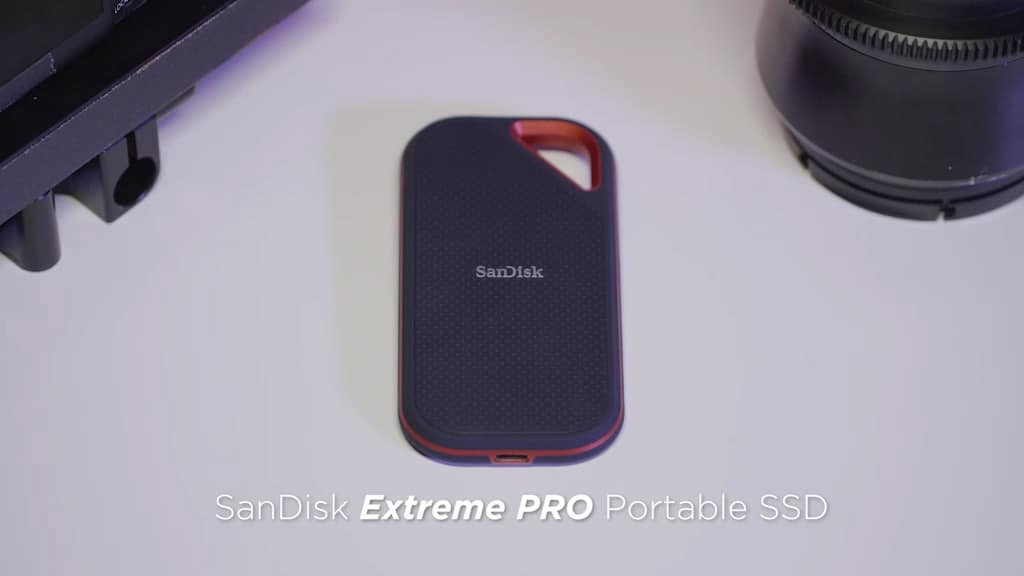 SANDISK - Extreme Pro Portable 4TB External USB-C NVMe SSD - Black