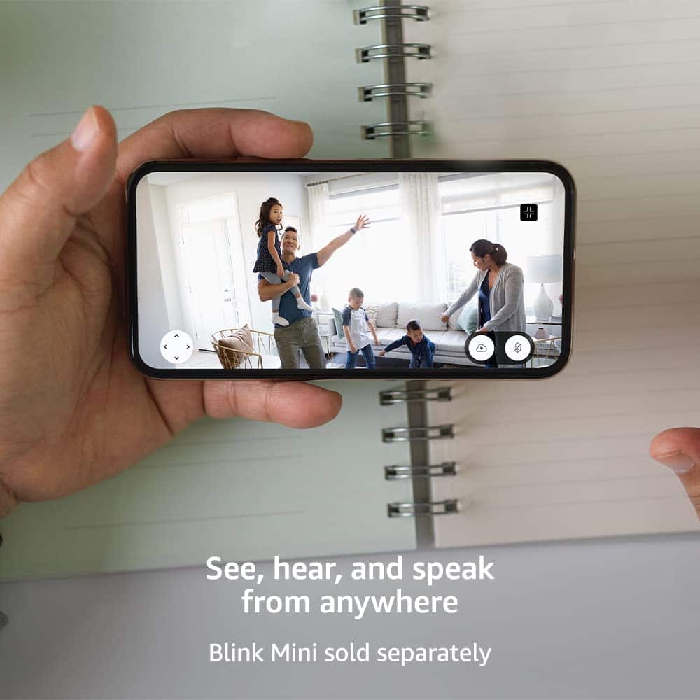 Blink - Mini Pan-Tilt Mount for Mini Smart Rotating Security Camera - White