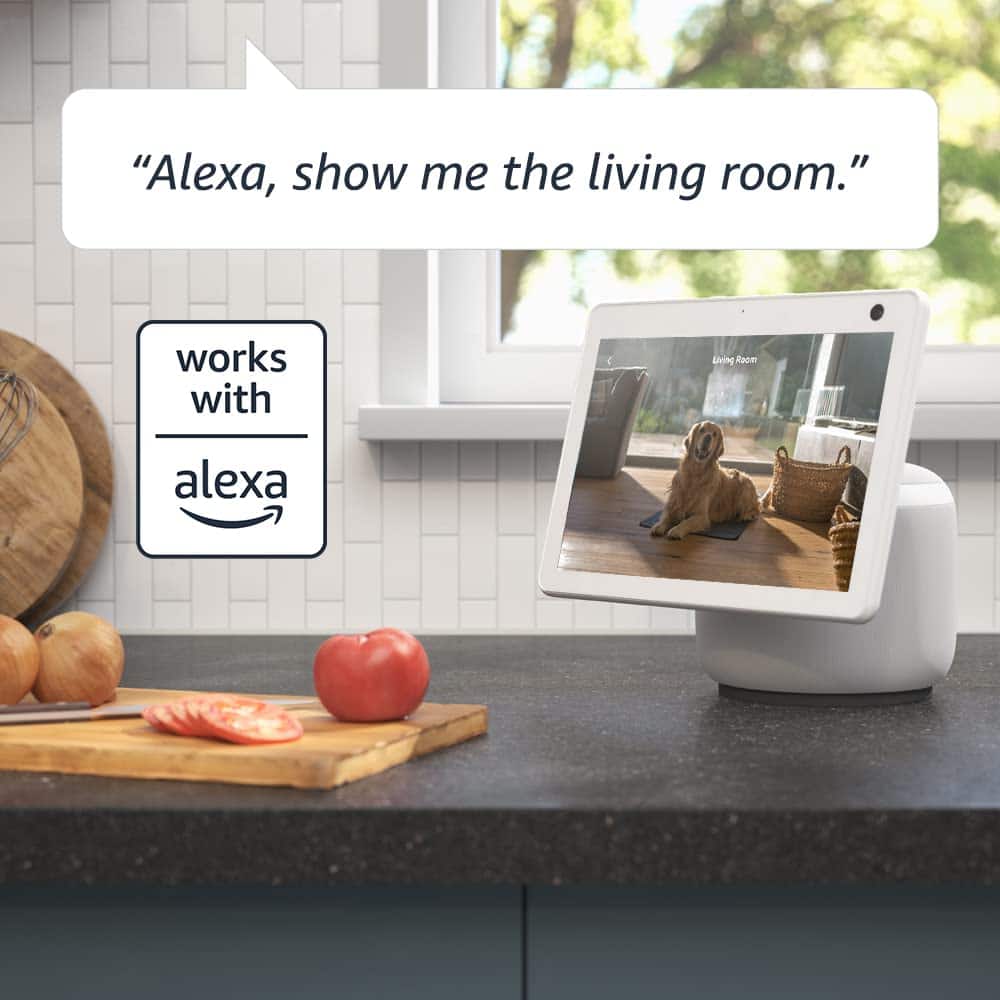 Blink - Mini Pan-Tilt Mount for Mini Smart Rotating Security Camera - White