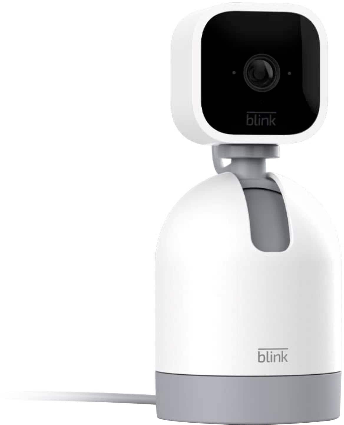 Blink - Mini Pan-Tilt Camera - Rotating indoor plug-in smart security camera, two-way audio, HD video, motion detection - White