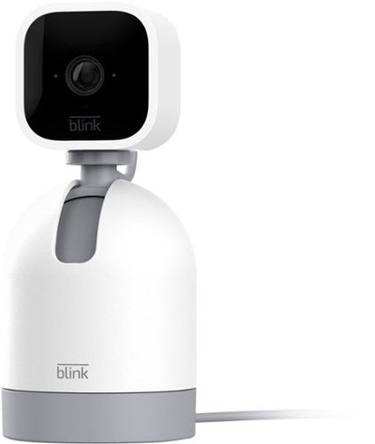 Blink - Mini Pan-Tilt Camera - Rotating indoor plug-in smart security camera, two-way audio, HD video, motion detection - White