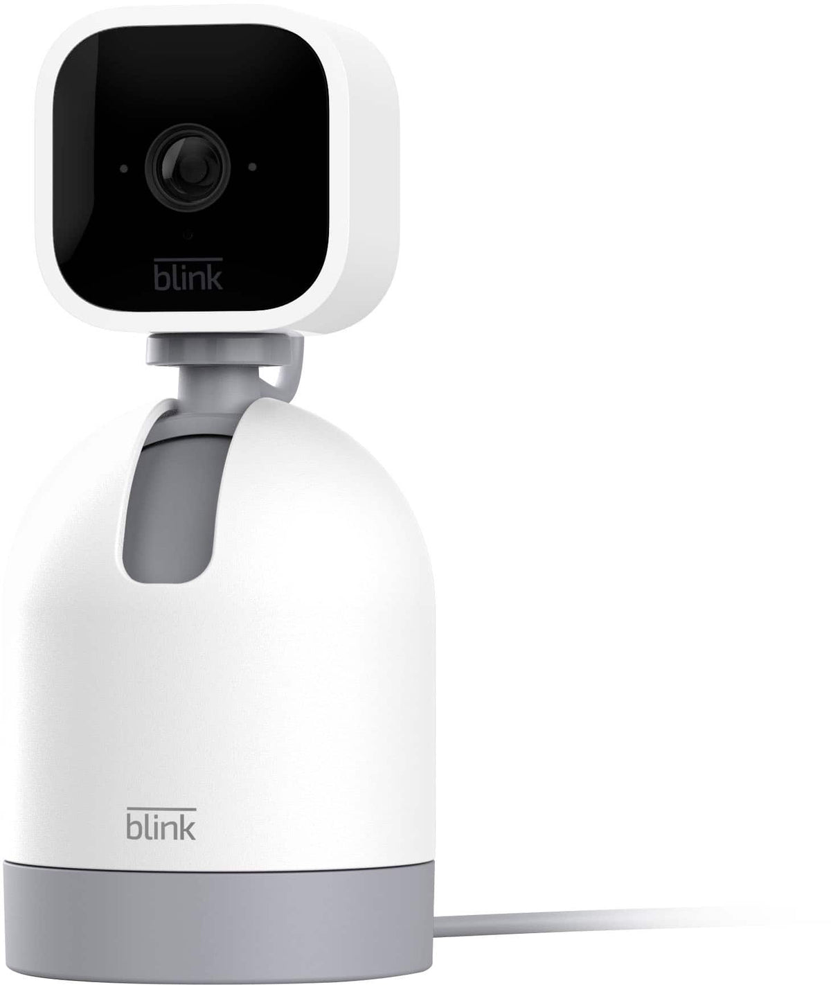 Blink - Mini Pan-Tilt Camera - Rotating indoor plug-in smart security camera, two-way audio, HD video, motion detection - White