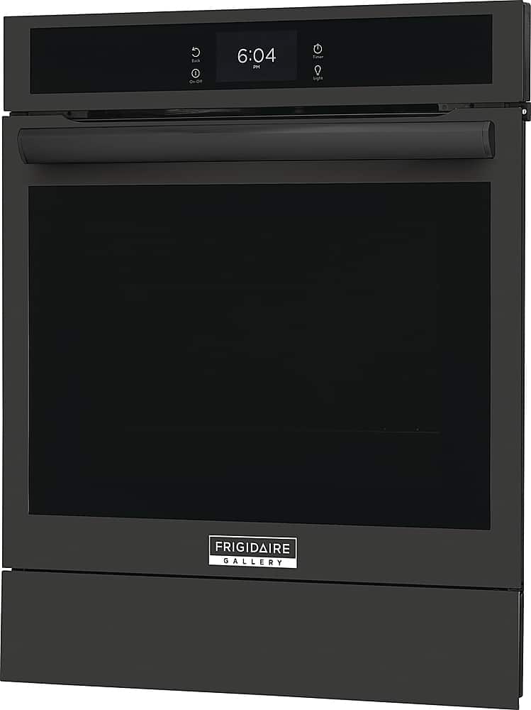 Frigidaire - Gallery 24" Built-In Single Electric Wall Oven with Air Fry - Black