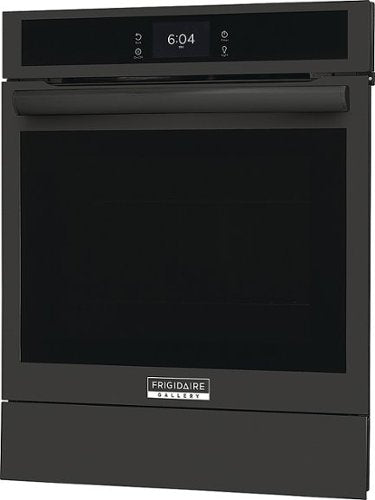 Frigidaire - Gallery 24" Built-In Single Electric Wall Oven with Air Fry - Black