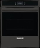Frigidaire - Gallery 24" Built-In Single Electric Wall Oven with Air Fry - Black