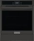 Frigidaire - Gallery 24" Built-In Single Electric Wall Oven with Air Fry - Black