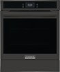 Frigidaire - Gallery 24" Built-In Single Electric Wall Oven with Air Fry - Black