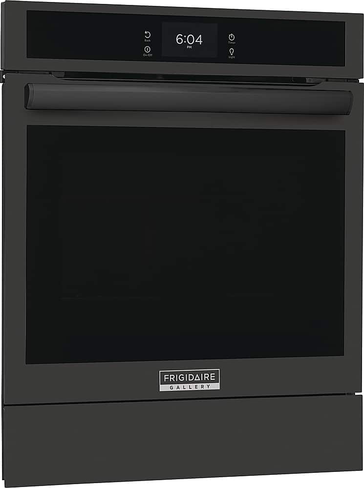 Frigidaire - Gallery 24" Built-In Single Electric Wall Oven with Air Fry - Black