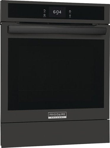 Frigidaire - Gallery 24" Built-In Single Electric Wall Oven with Air Fry - Black