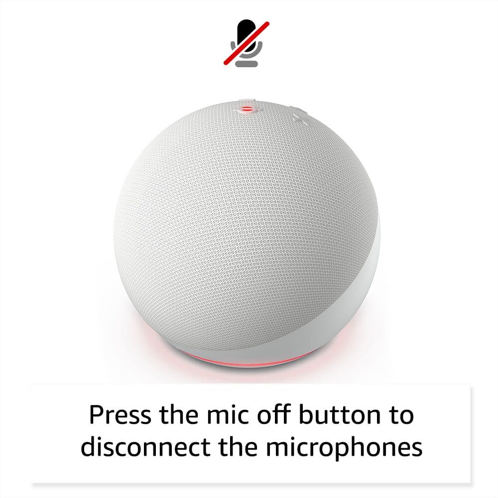 Amazon - Echo Dot (5th Gen, 2022 Release) Smart Speaker with Alexa - Glacier White