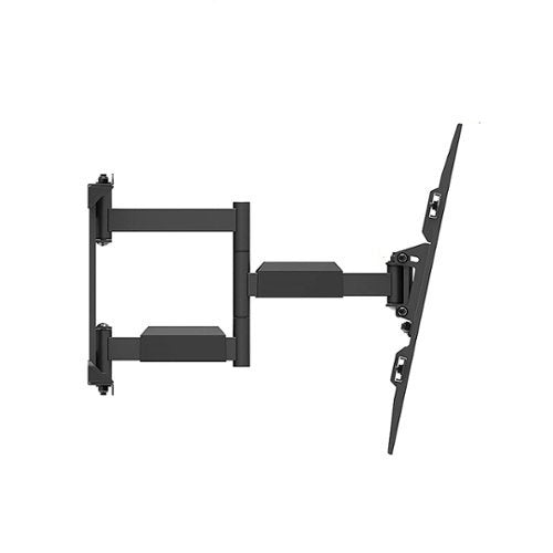 Kanto - Full Motion TV Wall Mount for Metal Studs for Most 34" to 65" TVs - Black