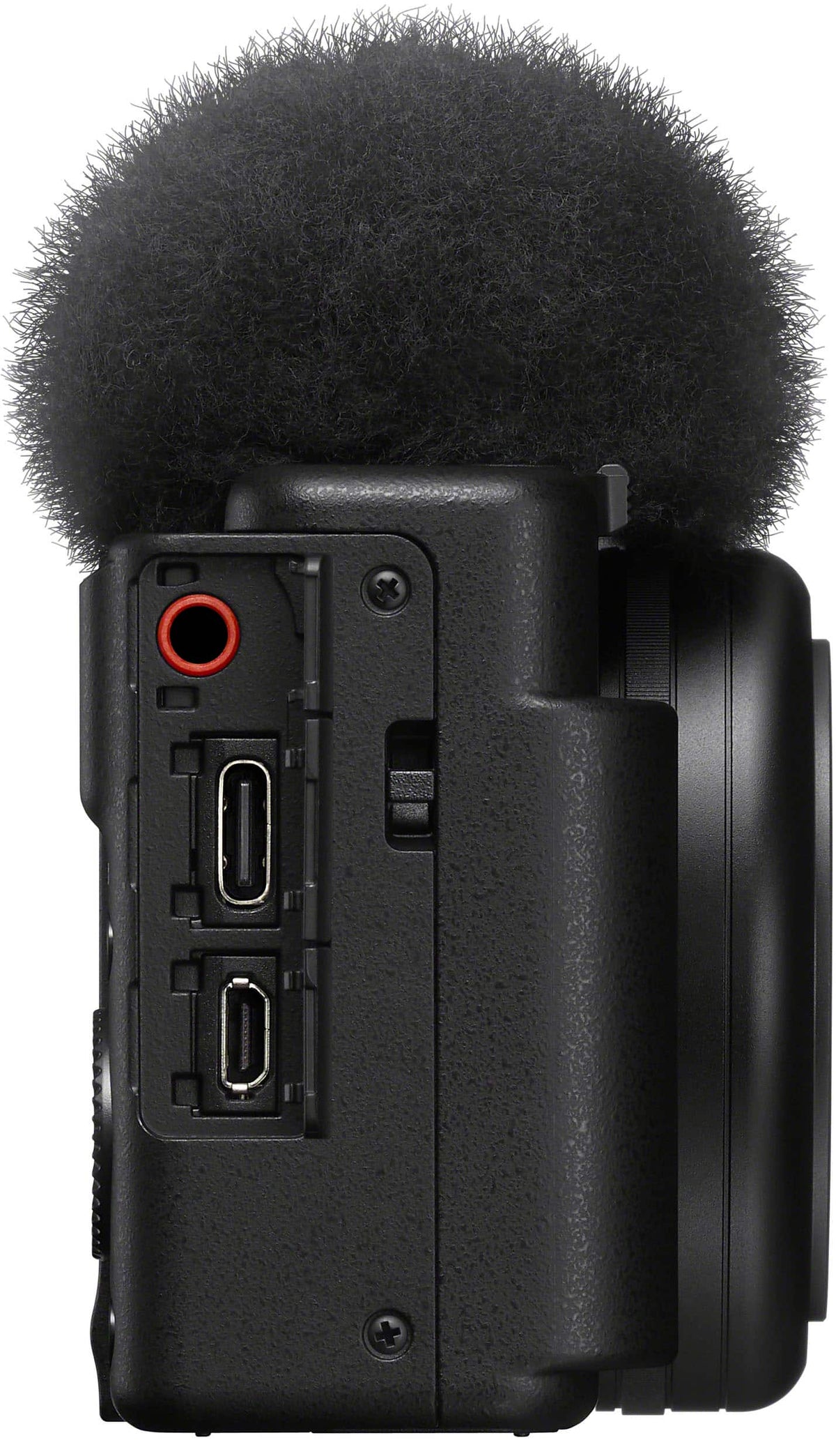 Sony - ZV-1F Vlog Camera for Content Creators and Vloggers - Black