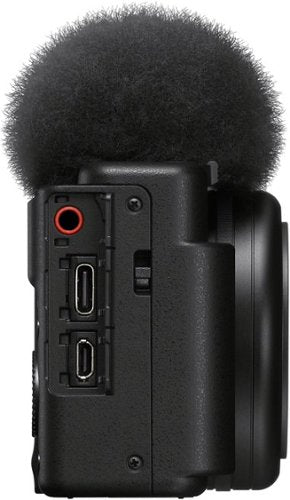 Sony - ZV-1F Vlog Camera for Content Creators and Vloggers - Black