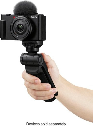 Sony - ZV-1F Vlog Camera for Content Creators and Vloggers - Black