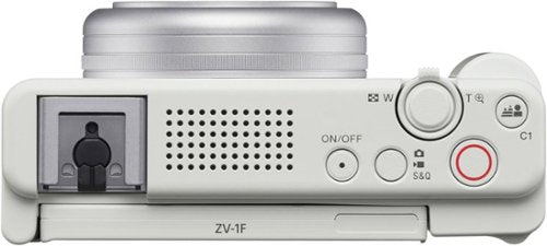 Sony - ZV-1F Vlog Camera for Content Creators and Vloggers - White