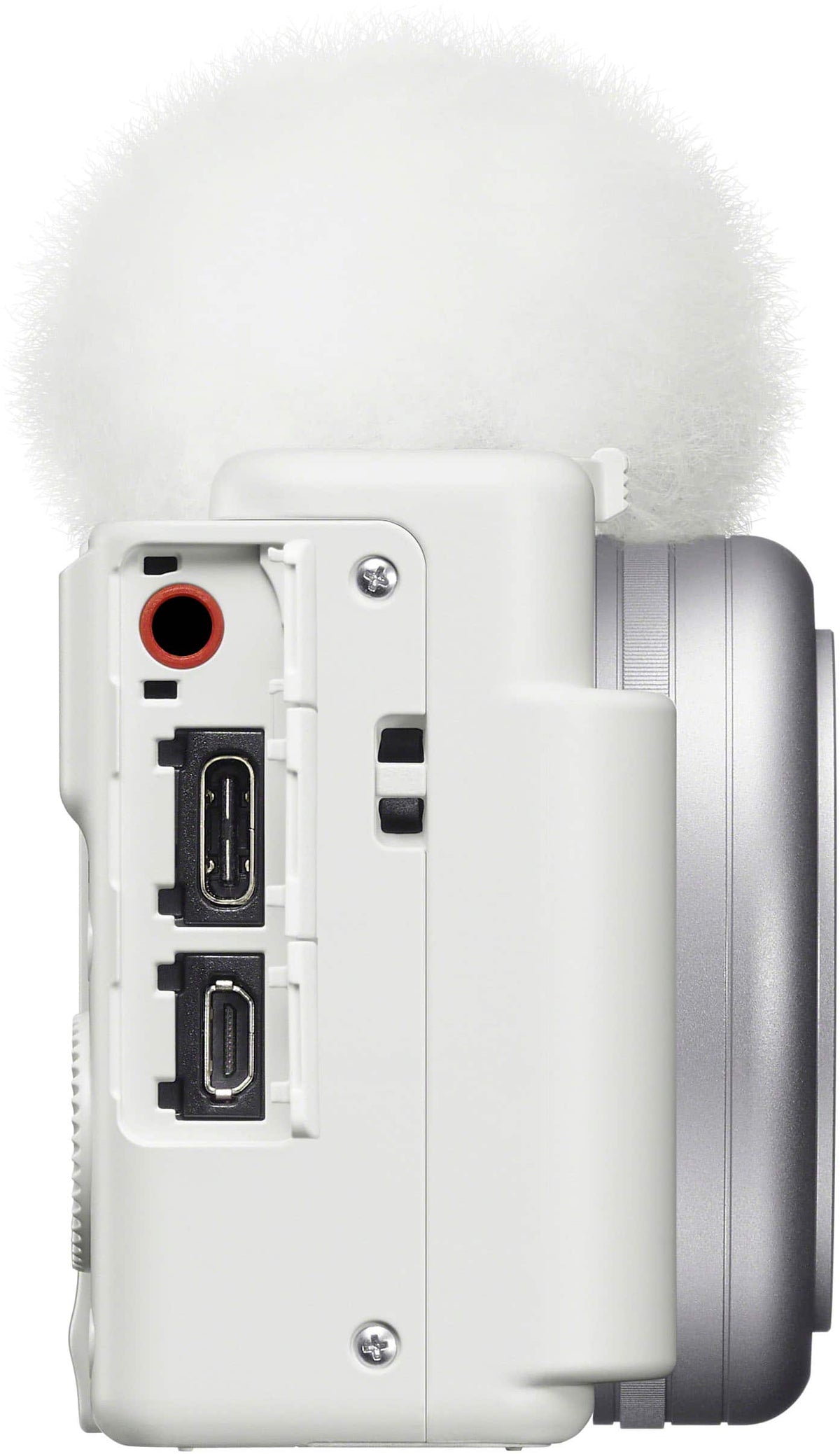 Sony - ZV-1F Vlog Camera for Content Creators and Vloggers - White