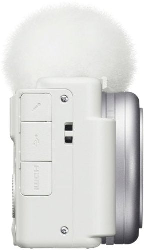 Sony - ZV-1F Vlog Camera for Content Creators and Vloggers - White