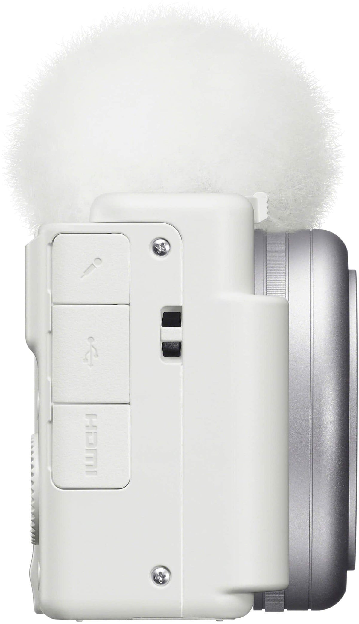 Sony - ZV-1F Vlog Camera for Content Creators and Vloggers - White