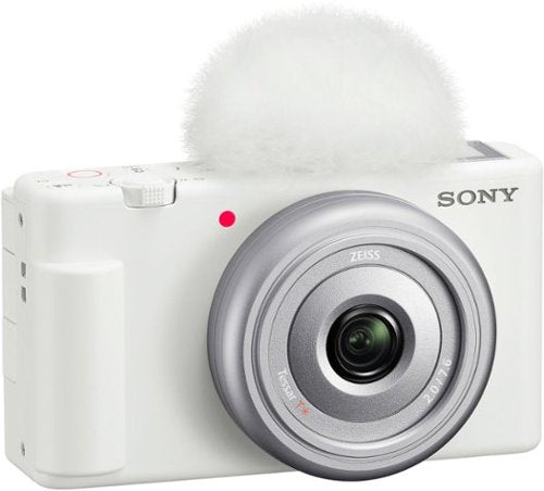 Sony - ZV-1F Vlog Camera for Content Creators and Vloggers - White