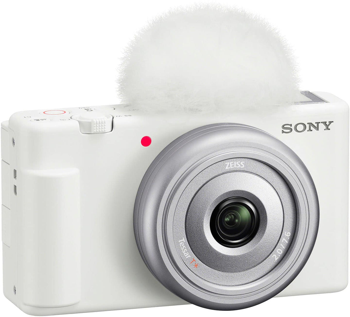 Sony - ZV-1F Vlog Camera for Content Creators and Vloggers - White