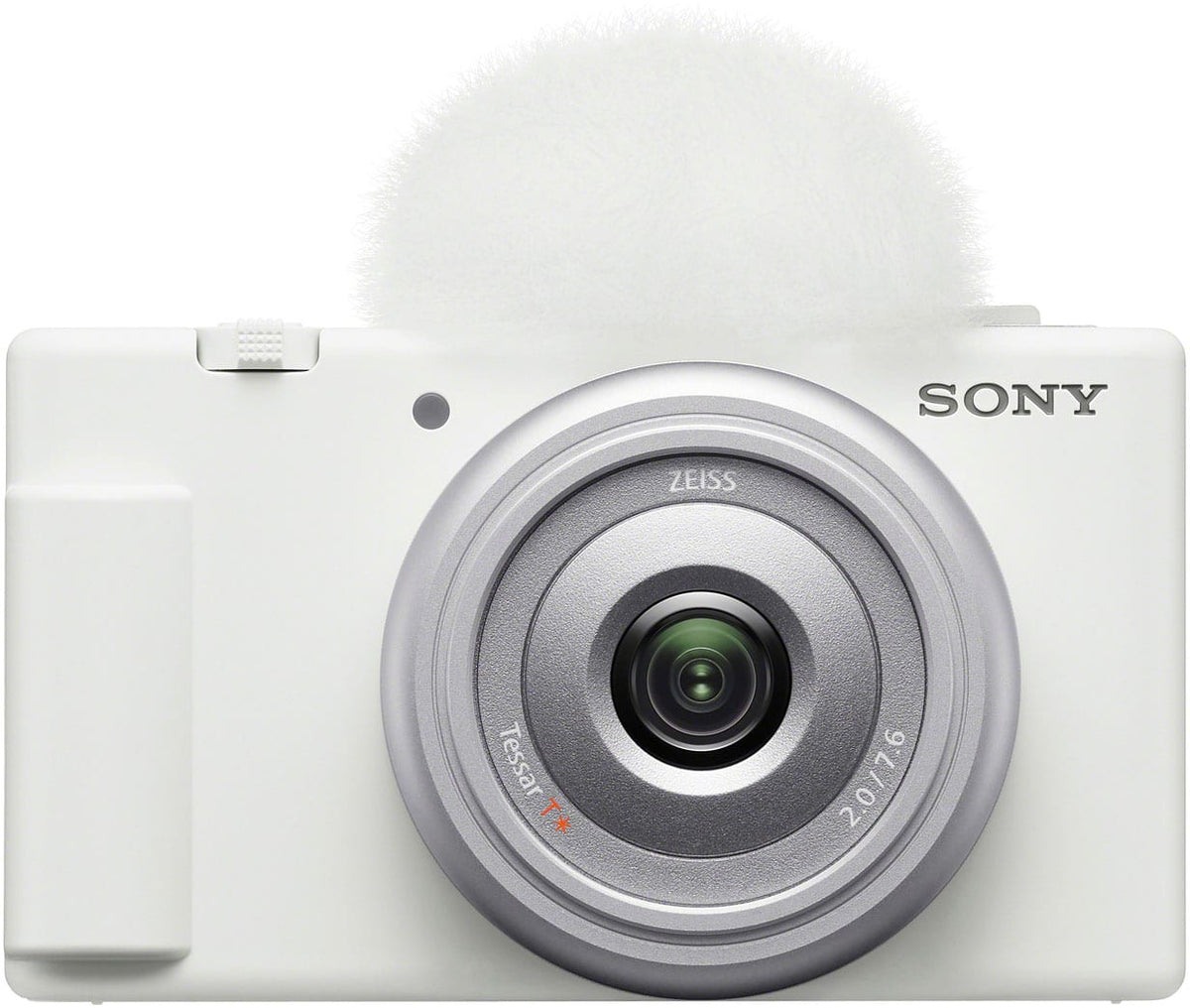 Sony - ZV-1F Vlog Camera for Content Creators and Vloggers - White