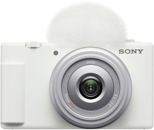 Sony - ZV-1F Vlog Camera for Content Creators and Vloggers - White
