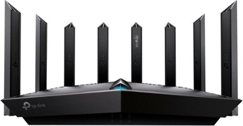 TP-Link - Archer AXE7800 Tri-Band Wi-Fi 6E Router - Black