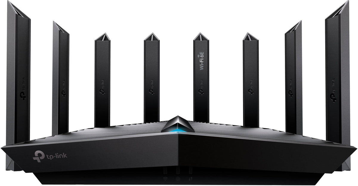 TP-Link - Archer AXE7800 Tri-Band Wi-Fi 6E Router - Black