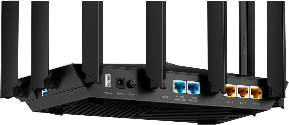 TP-Link - Archer AXE7800 Tri-Band Wi-Fi 6E Router - Black