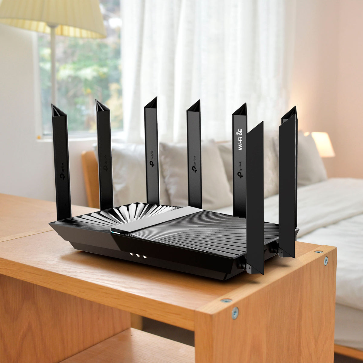 TP-Link - Archer AXE7800 Tri-Band Wi-Fi 6E Router - Black
