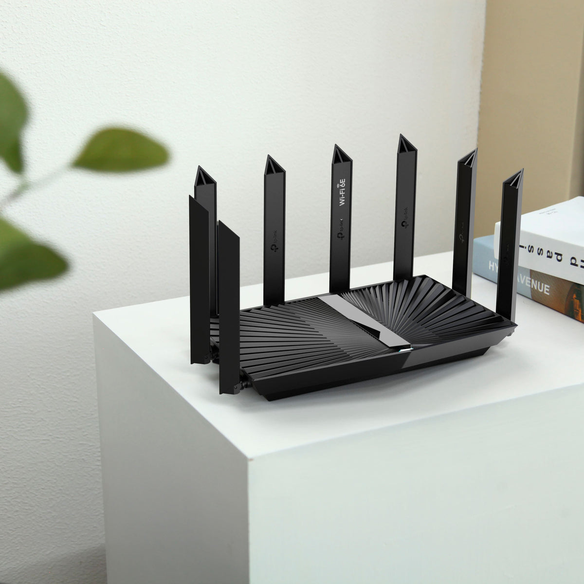 TP-Link - Archer AXE7800 Tri-Band Wi-Fi 6E Router - Black