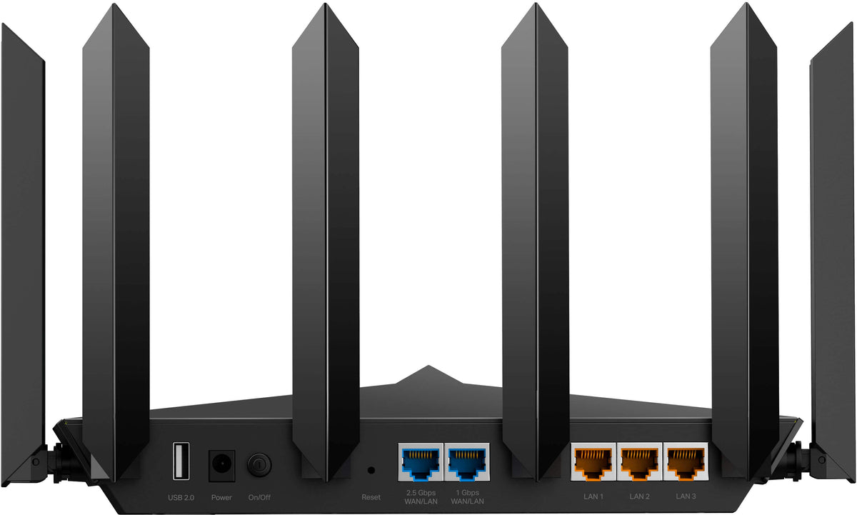 TP-Link - Archer AXE7800 Tri-Band Wi-Fi 6E Router - Black