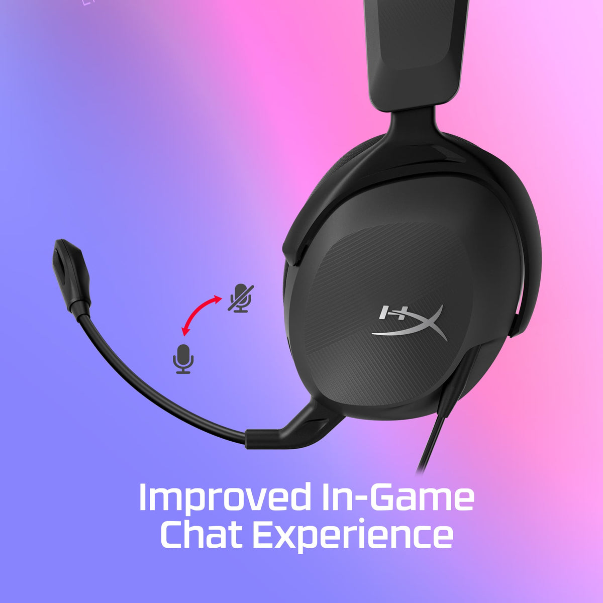 HyperX - Cloud Stinger 2 Core Wired Gaming Headset for PC - Black