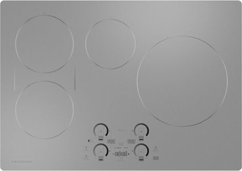 Monogram - 30" Built-In Electric Cooktop with 4 Induction Cooking Elements and Precision Temperature Control - Silver