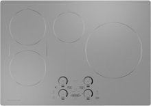 Monogram - 30" Built-In Electric Cooktop with 4 Induction Cooking Elements and Precision Temperature Control - Silver