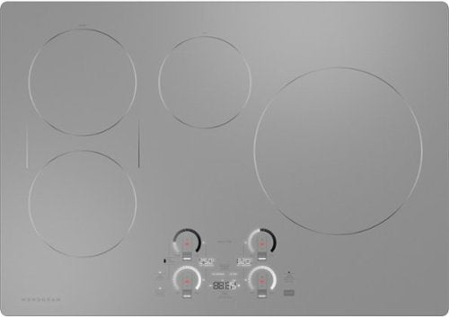 Monogram - 30" Built-In Electric Cooktop with 4 Induction Cooking Elements and Precision Temperature Control - Silver