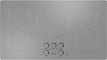 Monogram - 36" Built-In Induction Cooktop with 5 Induction Cooking Elements and Precision Temperature Control - Silver