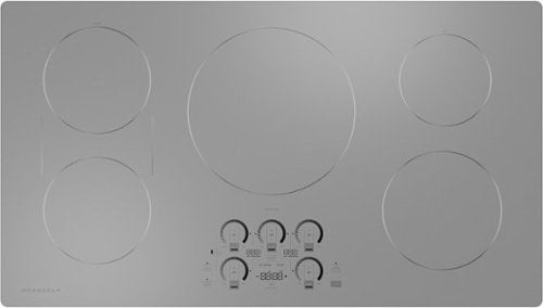Monogram - 36" Built-In Induction Cooktop with 5 Induction Cooking Elements and Precision Temperature Control - Silver