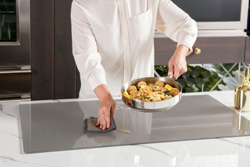 Monogram - 36" Built-In Electric Cooktop with 5 Induction Cooking Elements and Precision Temperature Control - Black Graphite