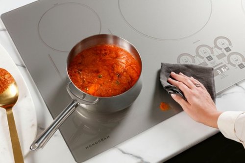 Monogram - 36" Built-In Electric Cooktop with 5 Induction Cooking Elements and Precision Temperature Control - Black Graphite
