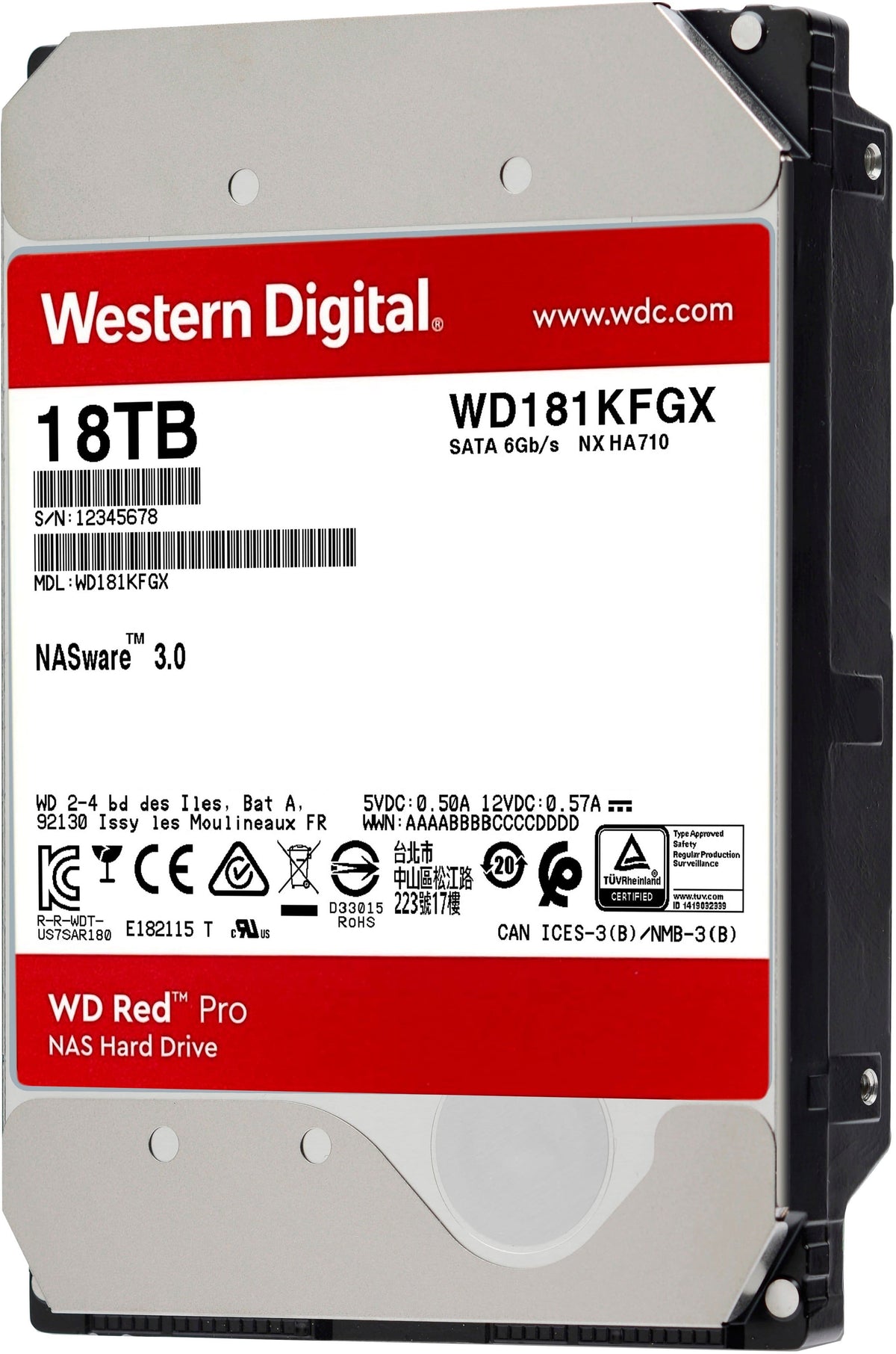 WD - Red Pro 18TB NAS Internal Hard Drive